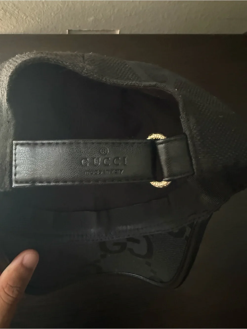 Gucci black baseball